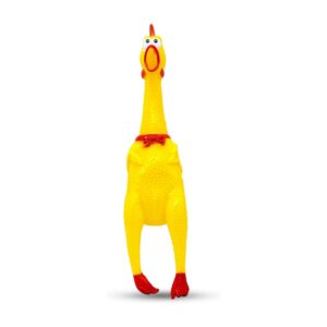 Noisy Chicken Dog Toy with Squeaker